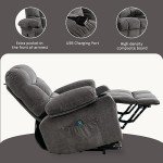 BOSMILLER Power Lift Recliner with Heat and Massage