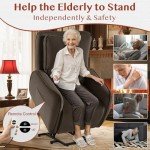 Compact Power Lift Chair with Heat & Massage