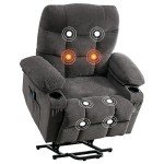 BOSMILLER Power Lift Recliner with Heat and Massage