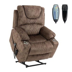 Dual Motor Power Lift Recliner Chair with Massage