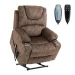 Dual Motor Power Lift Recliner Chair with Massage
