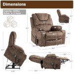 Dual Motor Power Lift Recliner Chair with Massage