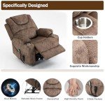 Dual Motor Power Lift Recliner Chair with Massage