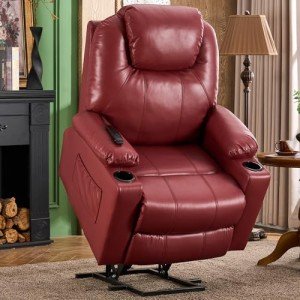 Electric Power Lift Recliner Chair with Massage & Heat