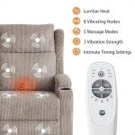 Massage and Heating Lift Recliner Chair with USB