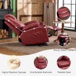 Electric Power Lift Recliner Chair with Massage & Heat