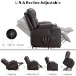 Bonzy Home Oversized Power Lift Recliner Chair