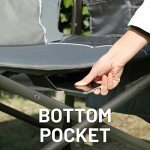 Timber Ridge XXL Heavy Duty Folding Chair - Gray