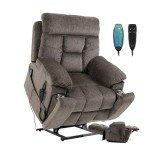 Comfortable Power Lift Recliner with Massage and Heat