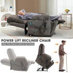Comfortable Power Lift Recliner with Massage and Heat