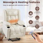 Compact Power Lift Chair with Massage & Heat