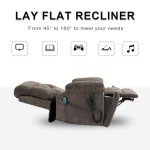 Comfortable Power Lift Recliner with Massage and Heat