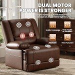 Dual Motor Power Lift Chair with Massage & Heat