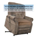 Soft Memory Foam Lift Chair Cushion – Brown