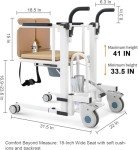 Hydraulic Lift Transfer Chair for Seniors and Disabled