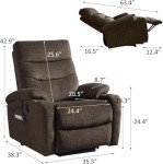 Massage and Heat Power Lift Recliner Chair
