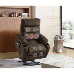 Massage and Heat Power Lift Recliner Chair