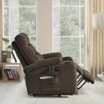 Massage and Heat Power Lift Recliner Chair