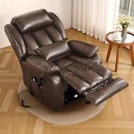 Lay Flat Massage Lift Recliner Chair for Seniors