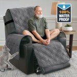 Waterproof Recliner Chair Cover with Side Pocket