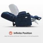 MCombo Dual Motor Lift Recliner with Massage