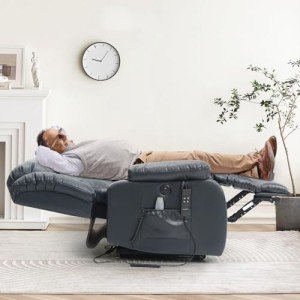 Dual Motor Lift Recliner Chair with Heat & Massage