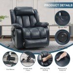 Dual Motor Lift Recliner Chair with Heat & Massage