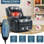 Dual Motor Lift Recliner Chair with Heat & Massage