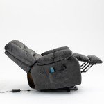 Electric Lift Recliner Chair with Massage & Heat