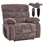 EZZUP Lay Flat Recliner with Massage and Heat