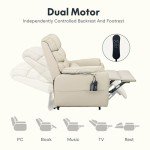 FLEXISPOT XL6 Leather Dual Motor Power Recliner