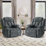 ABCASA Large Power Lift Chair with Massage & Heat
