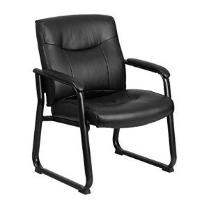 Big & Tall Padded LeatherSoft Reception Chair