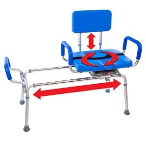 Swivel Sliding Shower Chair for Easy Transfers