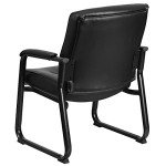 Big & Tall Padded LeatherSoft Reception Chair