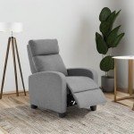 Grey Recliner Chair for Home Theater Comfort