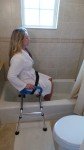 Swivel Sliding Shower Chair for Easy Transfers