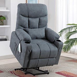 Electric Lift Recliner Chair with Heat & Vibration