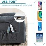 Electric Lift Recliner Chair with Heat & Vibration