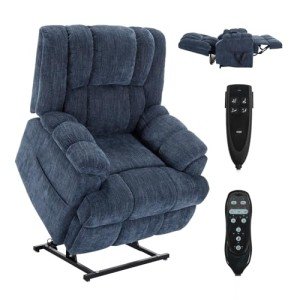 Dual Motor Lift Recliner Chair with Massage & Heat