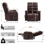 Cinkehome Heated Massage Lift Chair Recliner