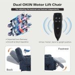 Dual Motor Lift Recliner Chair with Massage & Heat