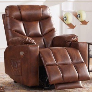 WILLOVE Electric Lift Chair with Wheels and Massage