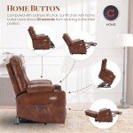 WILLOVE Electric Lift Chair with Wheels and Massage