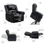 Trustyue Dual Motor Lift Chair with Massage & Heat