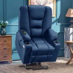 MCombo Large Electric Lift Recliner with Massage & Heat