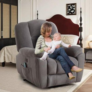 Massage Lift Recliner Chair with USB & Cup Holders