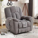 Massage Lift Recliner Chair with USB & Cup Holders