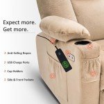 MCombo Power Lift Recliner Chair with USB Ports