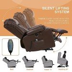 Power Lift Recliner Chair with Massage & USB Ports